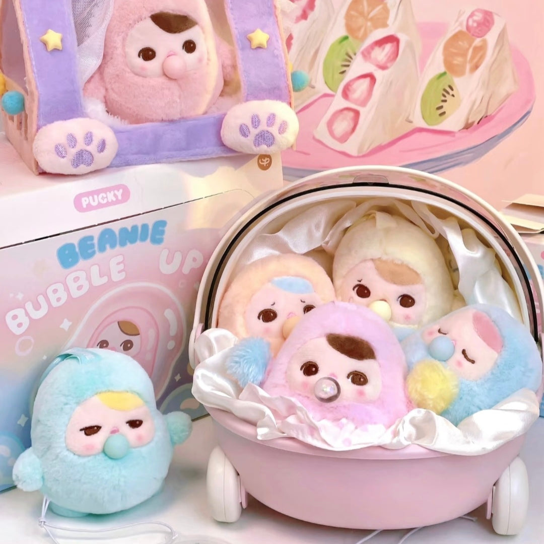 PUCKY Beanie Bubble up plush blind box