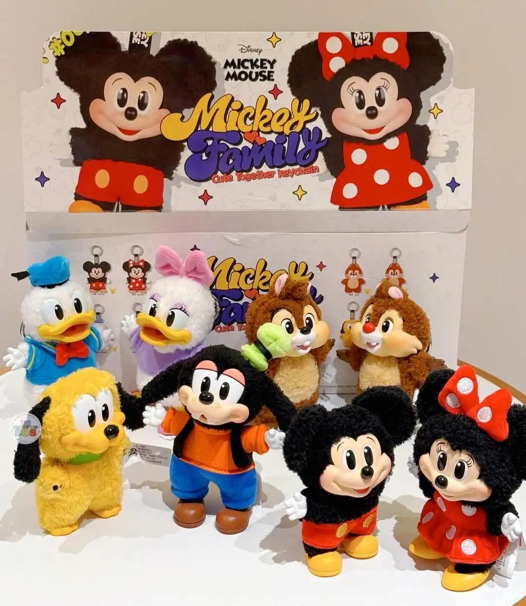 Mickey Family Cute Together Keychain Series blind box