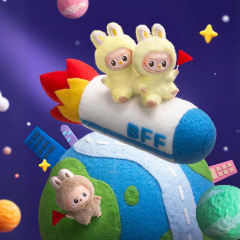 Labubu V4 THE MONSTERS Pin for Love Series- Vinyl Plush Pendant Blind Box